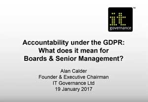 Free GDPR webinar download: Accountability under the GDPR