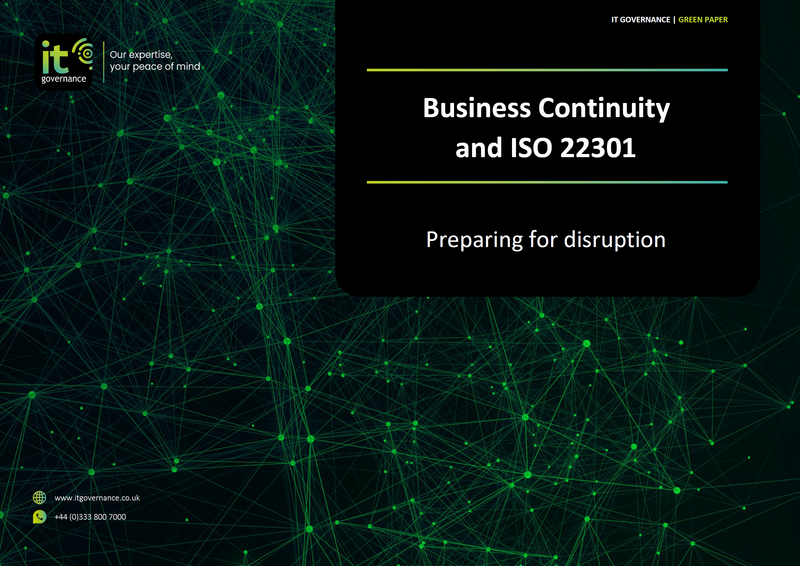 Business Continuity and ISO 22301 – Preparing for disruption