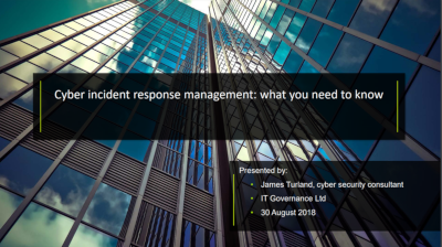 Cyber incident response management: what you need to know