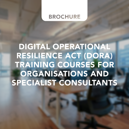 Free PDF download: DORA Training Courses for Organisations and Specialist Consultants