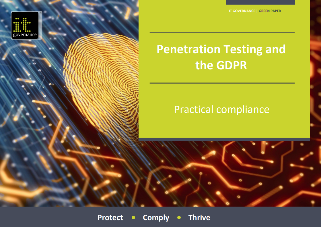 Penetration Testing and the GDPR – Practical compliance