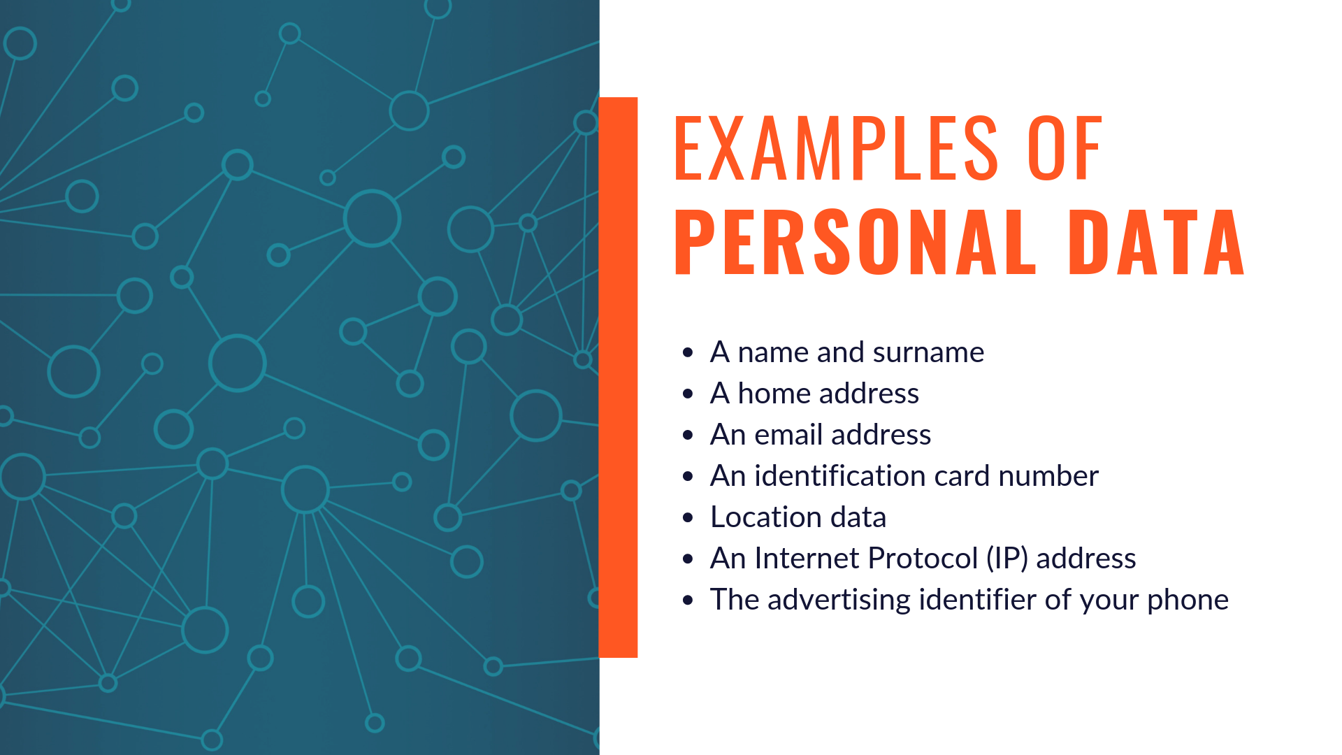 gdpr sensitive personal data examples